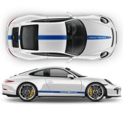 Contoured Racing Decals set in one color for Carrera