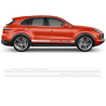 Racing Decals Set in One Color for Porsche Cayenne / Macan