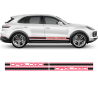 Racing Decals Set in Two Colors for Porsche Cayenne / Macan