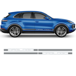 Racing Decals Set in Two Colors for Porsche Cayenne / Macan