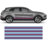 Martini Style Racing Stripes for Cayenne / Macan