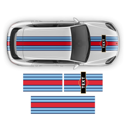 Martini Style Racing Stripes for Cayenne / Macan