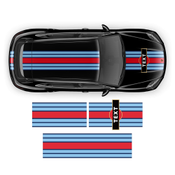 Martini Style Racing Stripes for Cayenne / Macan