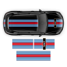 Martini Style Racing Stripes for Cayenne / Macan