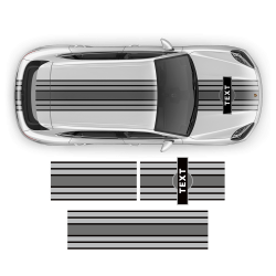 Martini Style Racing Stripes for Cayenne / Macan