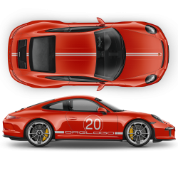 Heritage China Edition Graphic Decals Set for Carrera / Carrera Turbo / Targa