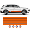 Gulf Racing Stripes for Cayenne / Macan