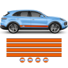 Gulf Racing Stripes for Cayenne / Macan