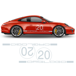 Heritage China Edition Graphic Decals Set for Carrera / Carrera Turbo / Targa