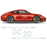 Heritage China Edition Graphic Decals Set for Carrera / Carrera Turbo / Targa