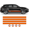 Gulf Racing Stripes for Cayenne / Macan