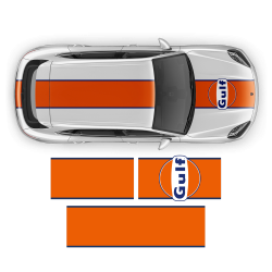 Gulf Racing Stripes for Cayenne / Macan