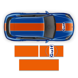 Gulf Racing Stripes for Cayenne / Macan