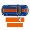 Gulf Racing Stripes for Cayenne / Macan