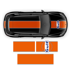 Gulf Racing Stripes for Cayenne / Macan