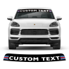 Windshield Martini Racing decals for Cayenne / Macan