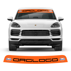 Windshield Gulf Style decals for Cayenne / Macan