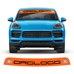 Windshield Gulf Style decals for Cayenne / Macan