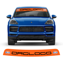 Windshield Gulf Style decals for Cayenne / Macan