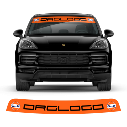 Windshield Gulf Style decals for Cayenne / Macan