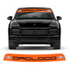 Windshield Gulf Style decals for Cayenne / Macan