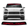 Windshield background decals for Cayenne / Macan