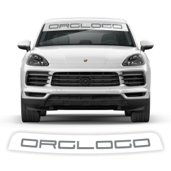 Windshield background decals for Cayenne / Macan