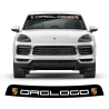 Windshield background logo decals for Cayenne / Macan