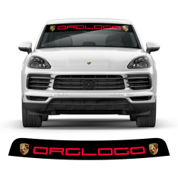 Windshield background logo decals for Cayenne / Macan