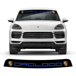 Windshield background logo decals for Cayenne / Macan