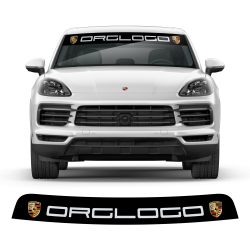 Windshield background logo decals for Cayenne / Macan