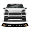 Windshield background logo decals for Cayenne / Macan