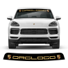 Windshield background logo decals for Cayenne / Macan