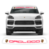 Windshield background logo decals for Cayenne / Macan