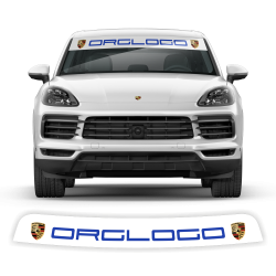 Windshield background logo decals for Cayenne / Macan