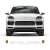 Windshield decals logo for Cayenne / Macan