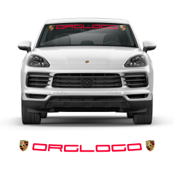 Windshield decals logo for Cayenne / Macan