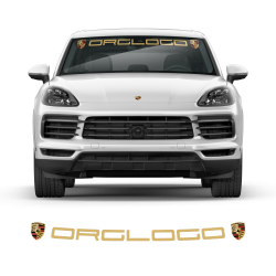 Windshield decals logo for Cayenne / Macan