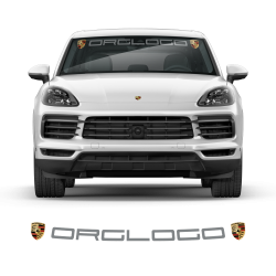 Windshield decals logo for Cayenne / Macan