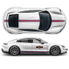 Thin Martini Style Racing Stripes Set for Porsche Taycan