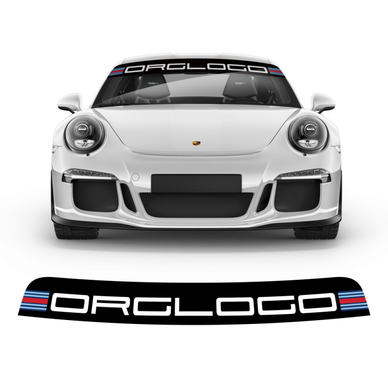 Windshield Martini style decals for Carrera / Cayman / Boxster / Spyder