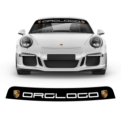 Windshield background logo decals for Carrera / Cayman / Boxster / Spyder