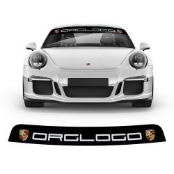 Windshield background logo decals for Carrera / Cayman / Boxster / Spyder