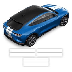 Racing Stripes Set for Ford Mustang 2020 - 2021