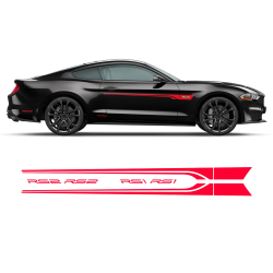 ROUSH Stage1 Stage2 Door Decals Set for Ford Mustang 2015 - 2020