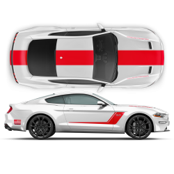 Roush Stage3 Racing Stripes Set for Ford Mustang 2015 - 2021