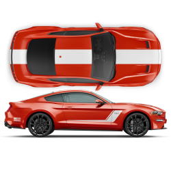 Roush Stage3 Racing Stripes Set for Ford Mustang 2015 - 2021