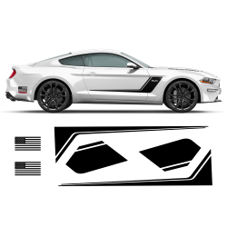 Roush Stage3 Racing Stripes Set for Ford Mustang 2015 - 2021