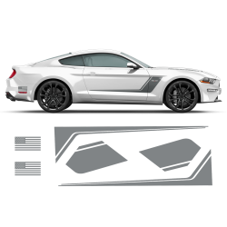 Roush Stage3 Racing Stripes Set for Ford Mustang 2015 - 2021