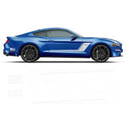 Roush Stage3 Racing Stripes Set for Ford Mustang 2015 - 2021